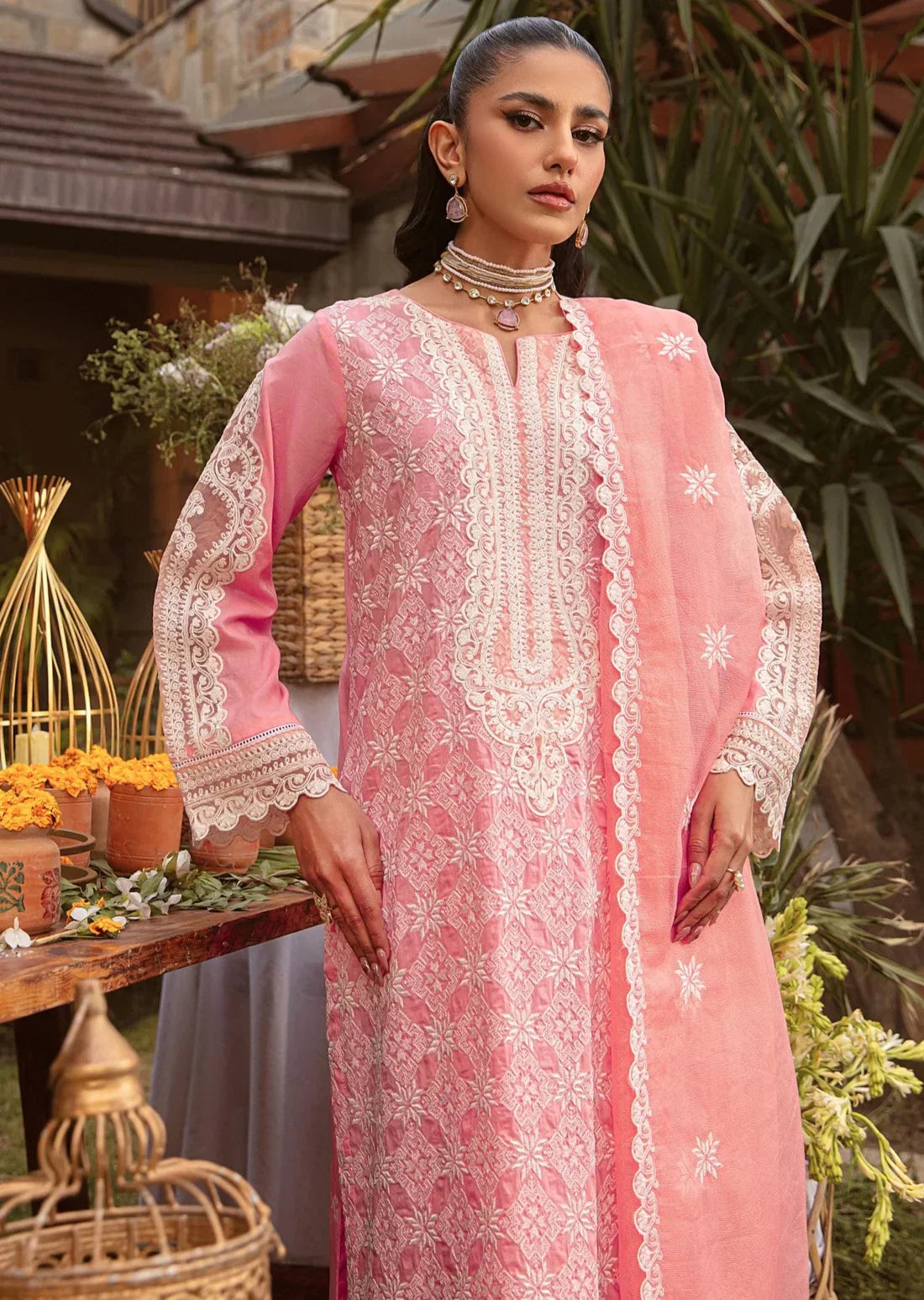 Mohagni | Muntazir Luxury Lawn 24 | MGZ-12 - Ladies Clothes 