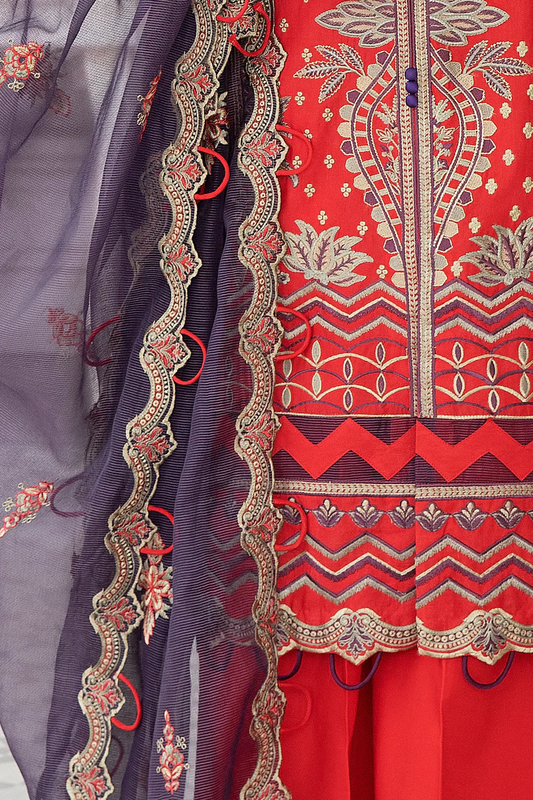 Mohagni | Muntazir Luxury Lawn 24 | AM-10 - Ladies Clothes 