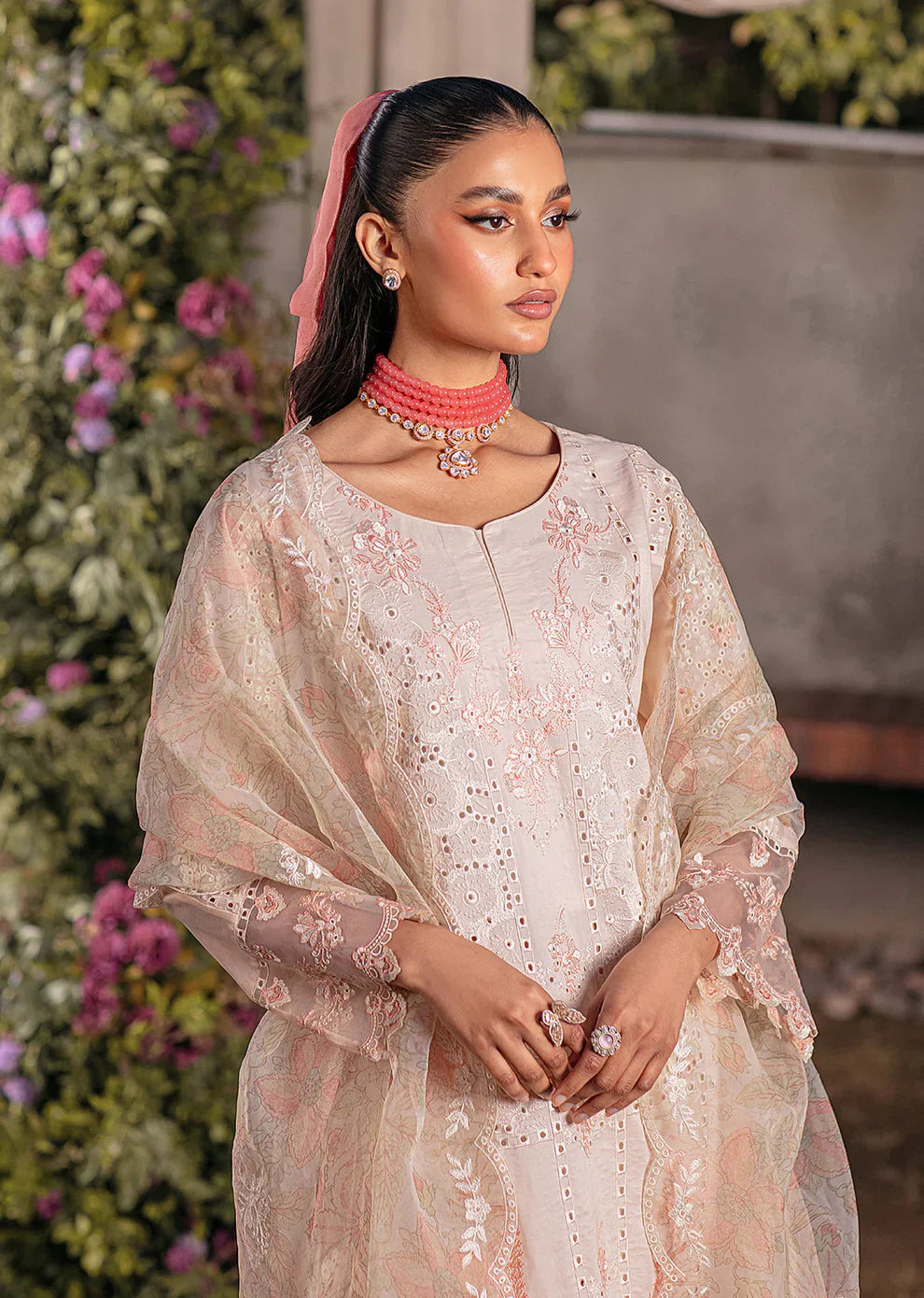 Mohagni | Muntazir Luxury Lawn 24 | CM-04 - Ladies Clothes 
