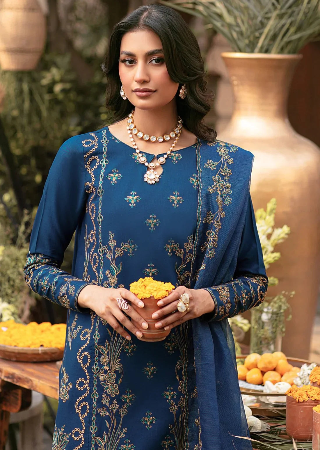 Mohagni | Muntazir Luxury Lawn 24 | CM-06 - Ladies Clothes 