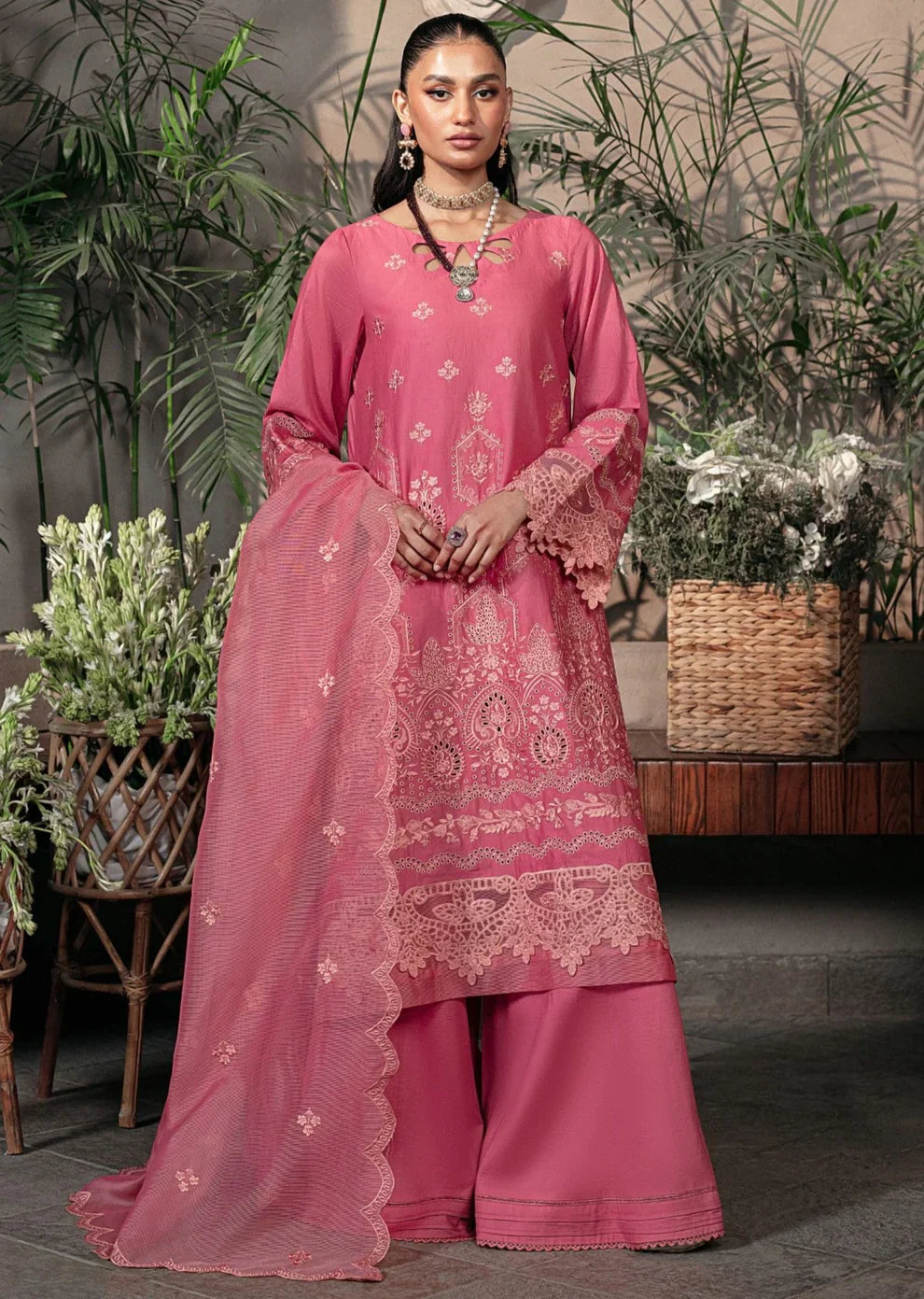 Mohagni | Muntazir Luxury Lawn 24 | CM-08 - Ladies Clothes 