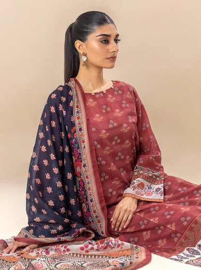Morbagh | Lawn Collection 24 | ROYALTY RED - Ladies Clothes 