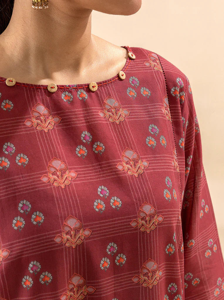 Morbagh | Lawn Collection 24 | ROYALTY RED - Ladies Clothes 