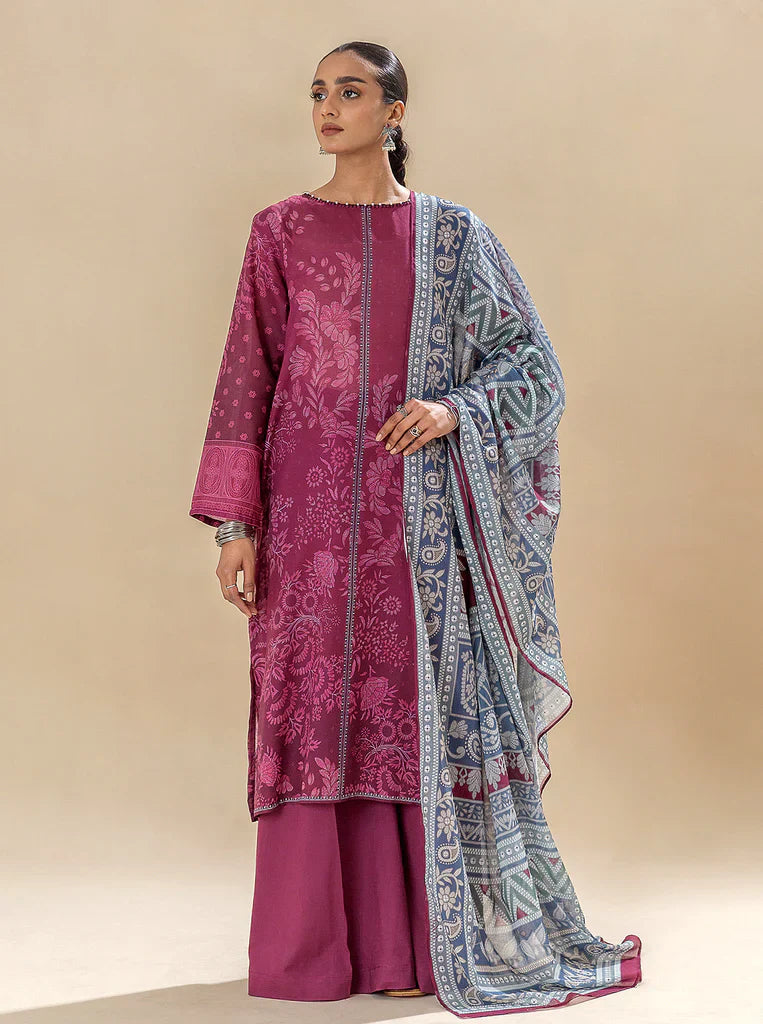 Morbagh | Lawn Collection 24 | WINE WARMTH - Ladies Clothes 