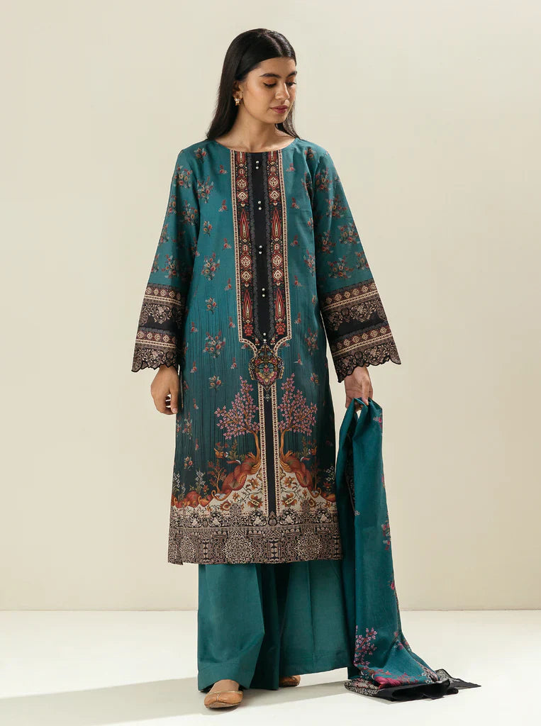 Morbagh | Lawn Collection 24 | EMERALD ABUNDANCE - Ladies Clothes 