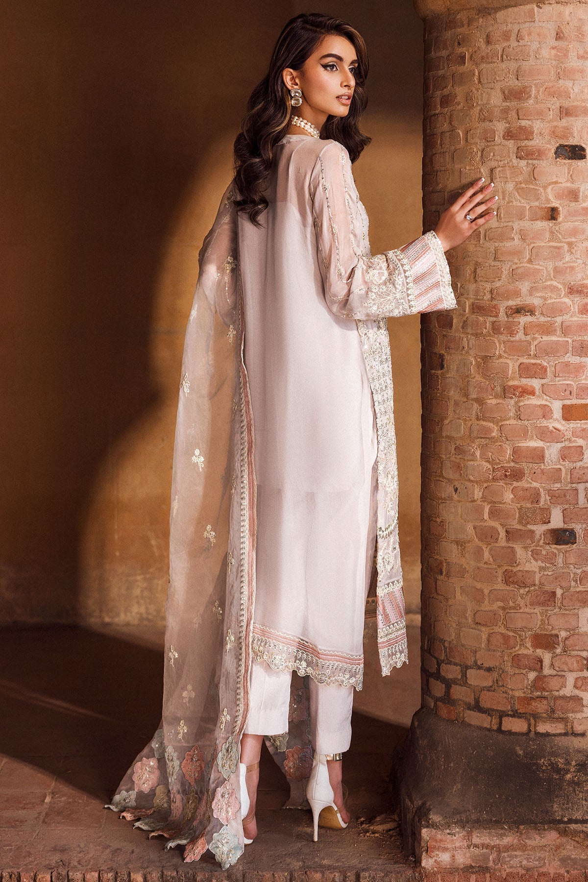 Motifz | Luxury Formal | 4127 - ANMOL - is Light Pink dress from Motifz - Ladies Clothes - Maria Faisal