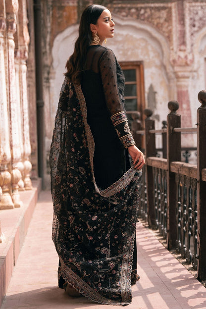 Motifz | Luxury Formal | 4816 - GAZALA - is Black dress from Motifz - Ladies Clothes - Maria Faisal