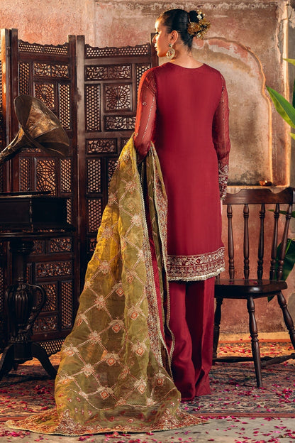 Motifz | Luxury Formal | 4817 - TABEER - is Red dress from Motifz - Ladies Clothes - Maria Faisal