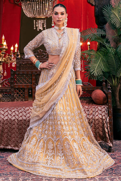 Motifz | Luxury Formal | 4826 - OMAIRA - is Yellow dress from Motifz - Ladies Clothes - Maria Faisal