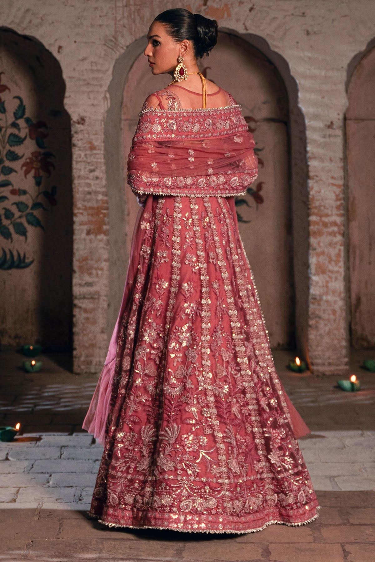 Motifz | Luxury Formal | 4827 - RAYAH - is Pink dress from Motifz - Ladies Clothes - Maria Faisal