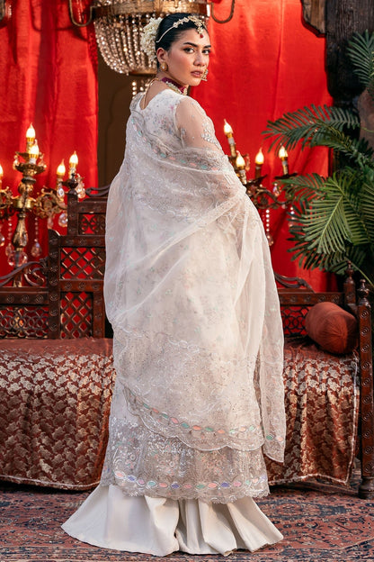 Motifz | Luxury Formal | 4829 - GULNAAR - is White dress from Motifz - Ladies Clothes - Maria Faisal