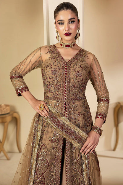 Motifz | Luxury Formal | 5132 - MYLAH - is Gold dress from Motifz - Ladies Clothes - Maria Faisal