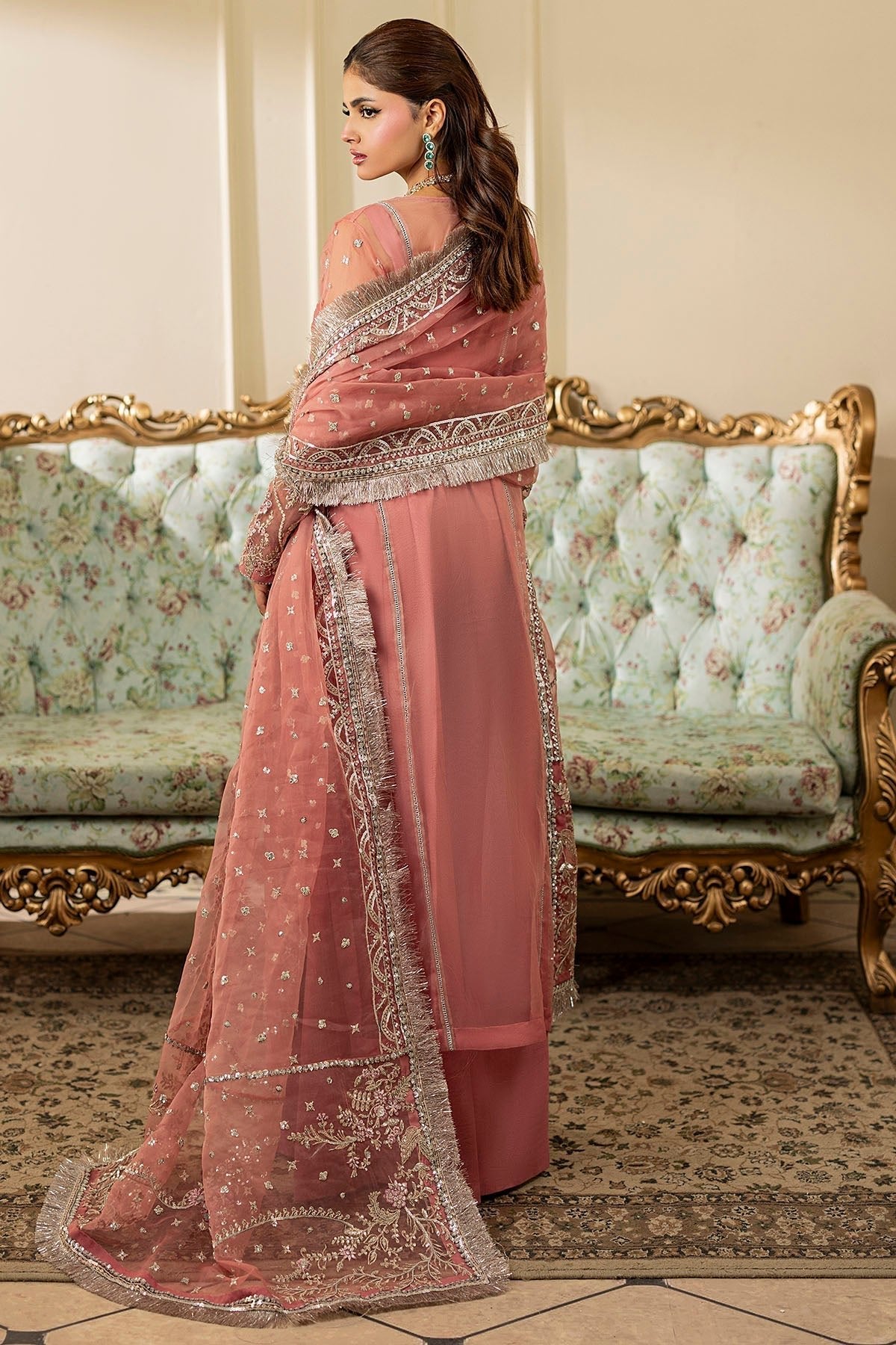 Motifz | Luxury Formal | 5134 - SUMMER - is Blush Pink dress from Motifz - Ladies Clothes - Maria Faisal