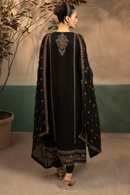 Motifz | Luxury Formal | 5579 - VIOLA - is Dark Brown dress from Motifz - Ladies Clothes - Maria Faisal
