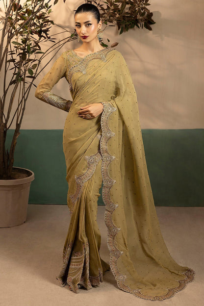 Motifz | Luxury Formal | 5580 - MISSY - is Beige dress from Motifz - Ladies Clothes - Maria Faisal