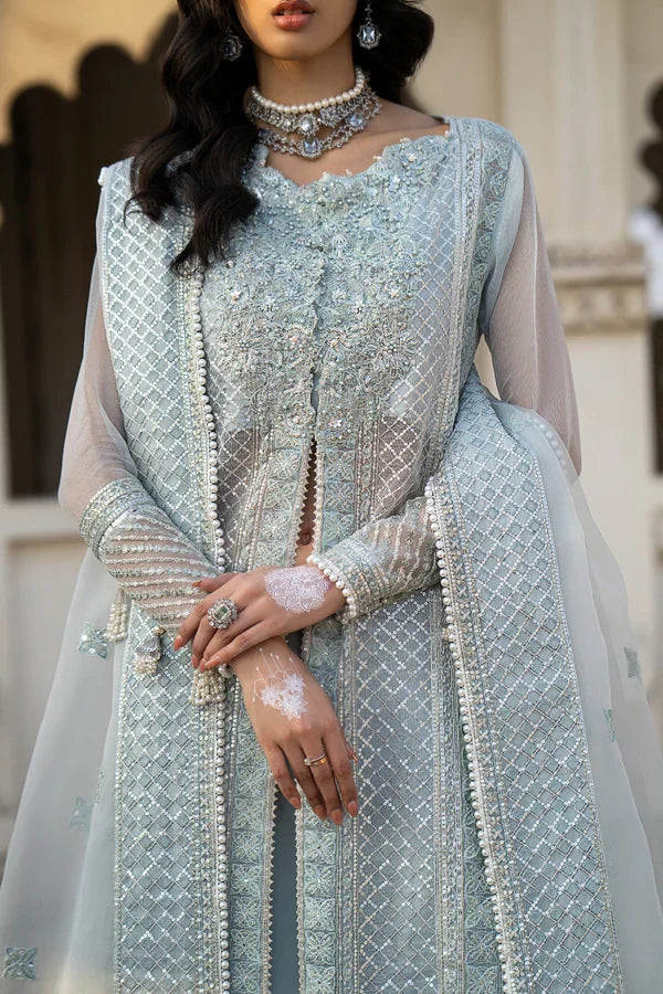 Ittehad | Dilruba Wedding Formals | ESDR75-SUT-BLU - Ladies Clothes 