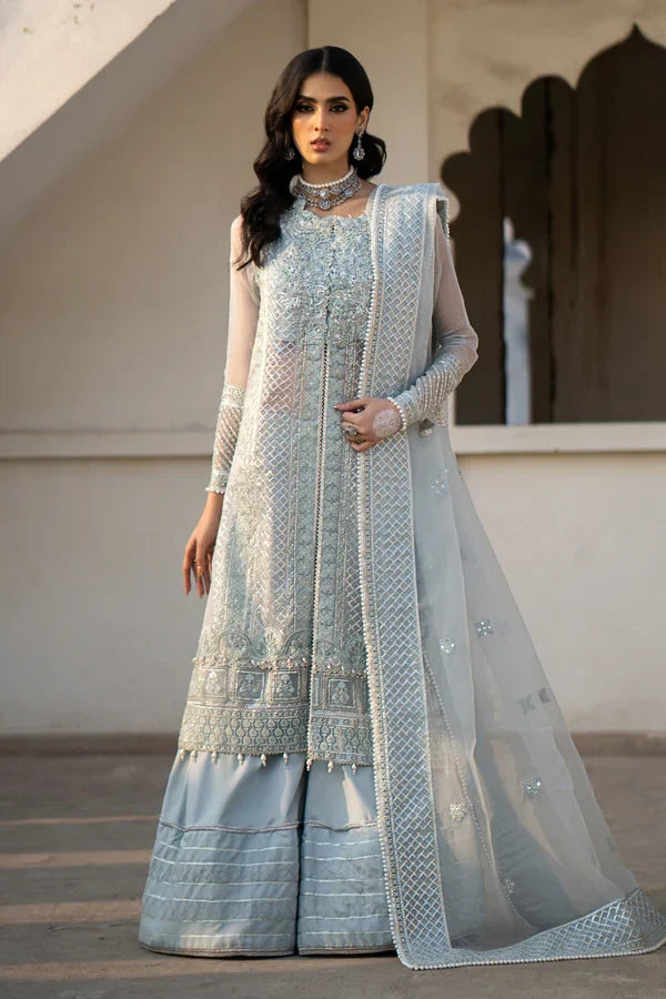 Ittehad | Dilruba Wedding Formals | ESDR75-SUT-BLU - Ladies Clothes 