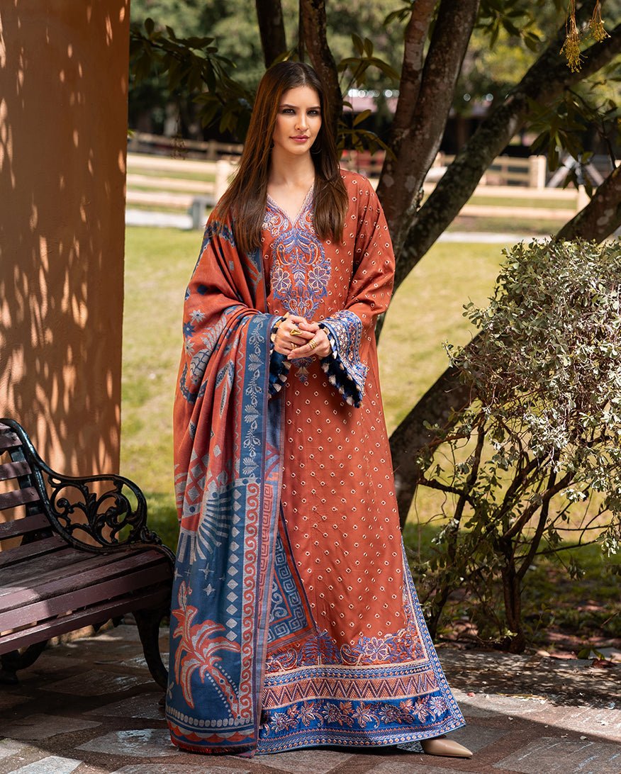 Mushq | Winter Broadway 25 |  Whispers of Change - Casual Wear - available at Maria Faisal in UK and USA