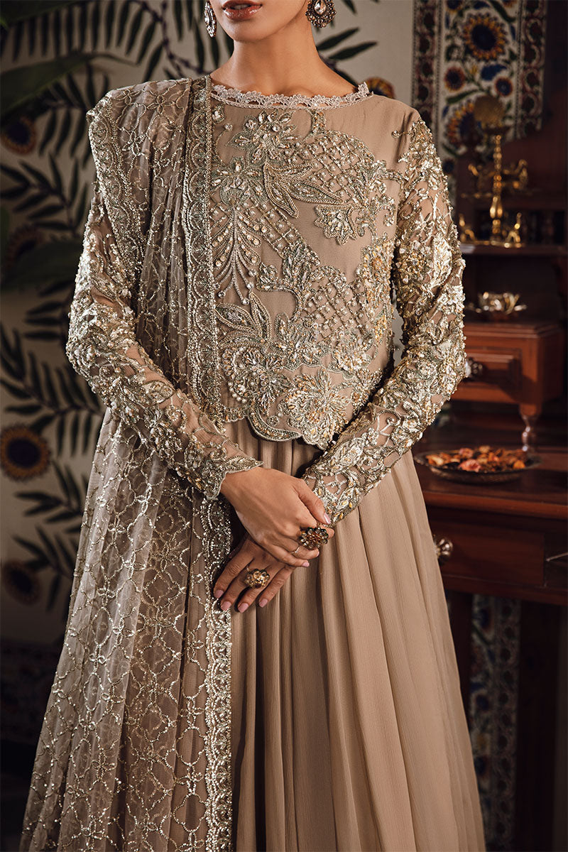Mushq | Irha Kalidaar Chiffon Pret | HAZEL - Wedding Dress - Maria Faisal