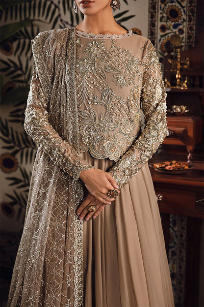 Mushq | Irha Kalidaar Chiffon Pret | HAZEL - Wedding Dress - Maria Faisal