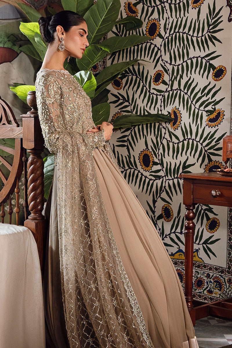 Mushq | Irha Kalidaar Chiffon Pret | HAZEL - Wedding Dress - Maria Faisal