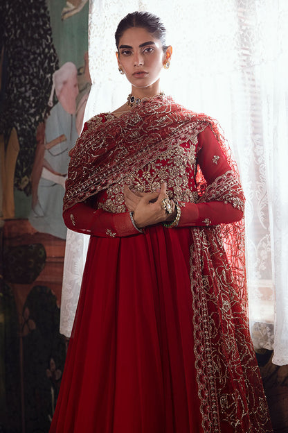 Mushq | Irha Kalidaar Chiffon Pret | RAYA - Wedding Dress - Maria Faisal