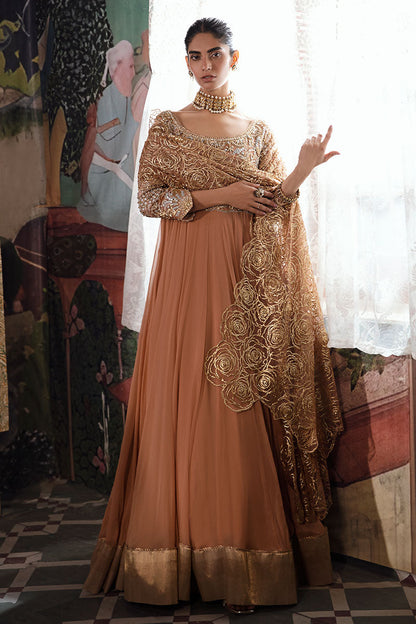 Mushq | Irha Kalidaar Chiffon Pret | CIEL - Wedding Dress - Maria Faisal