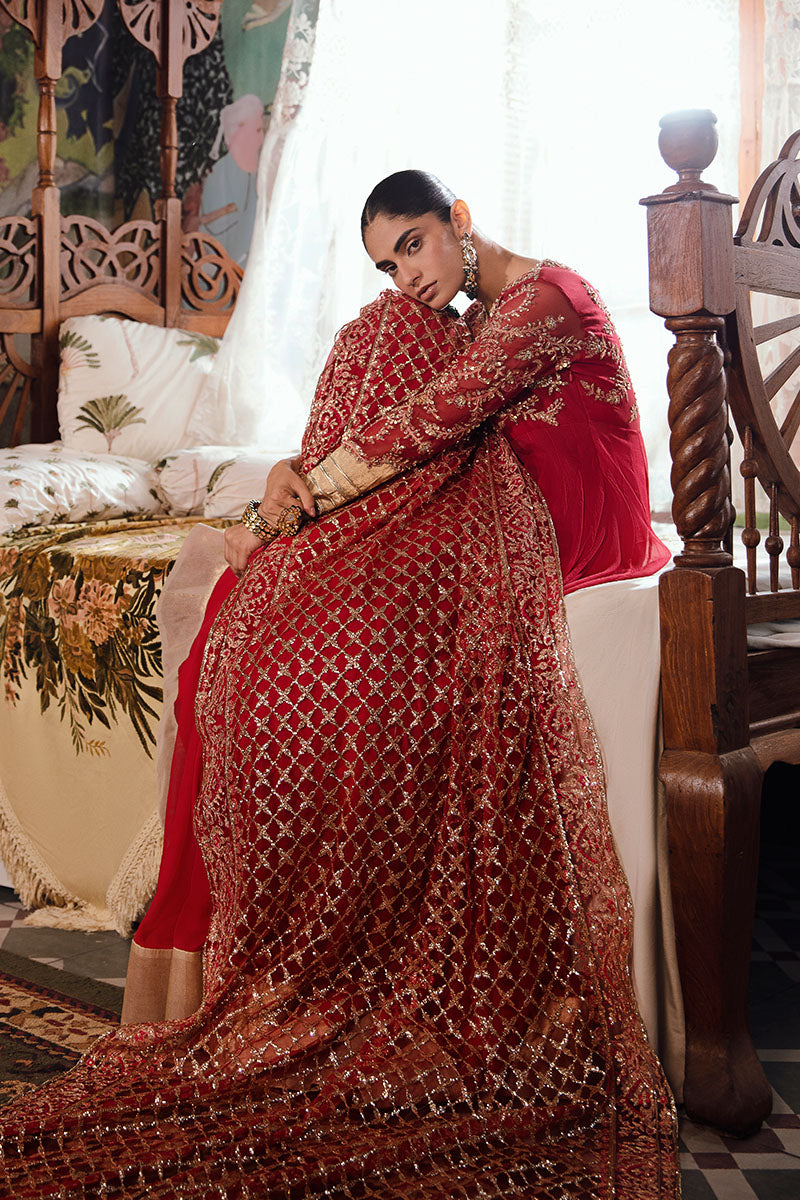 Mushq | Irha Kalidaar Chiffon Pret | MALIAH - Wedding Dress - Maria Faisal