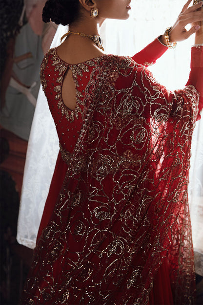 Mushq | Irha Kalidaar Chiffon Pret | RAYA - Wedding Dress - Maria Faisal