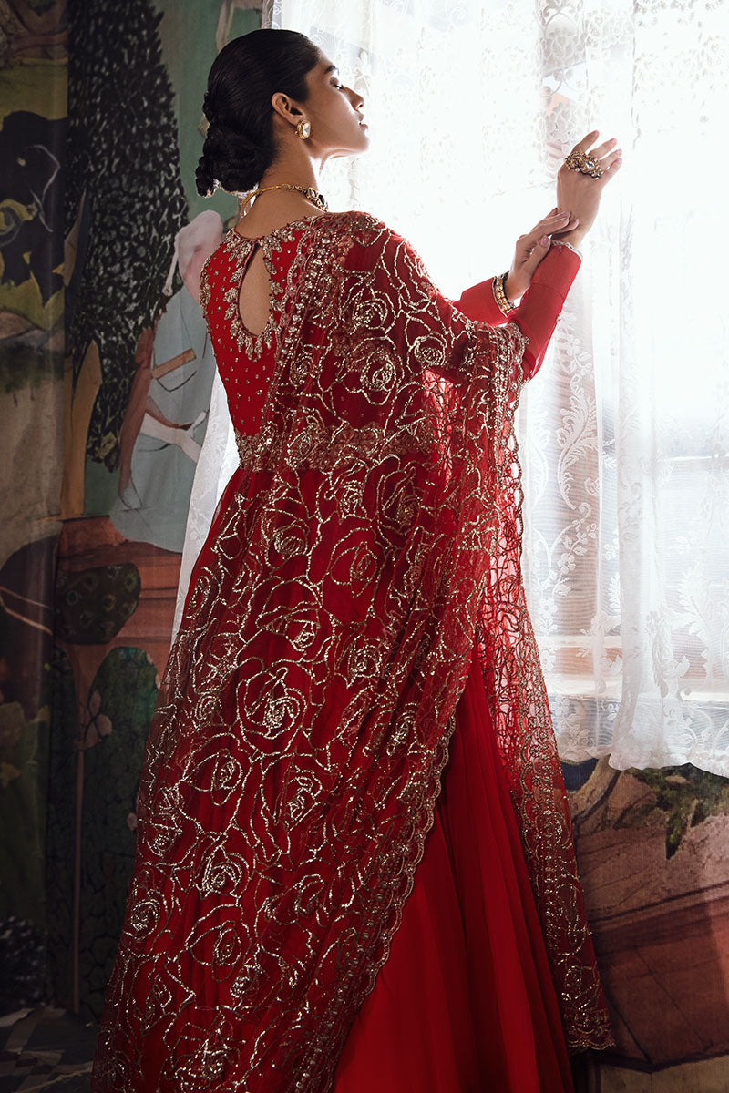 Mushq | Irha Kalidaar Chiffon Pret | RAYA - Wedding Dress - Maria Faisal