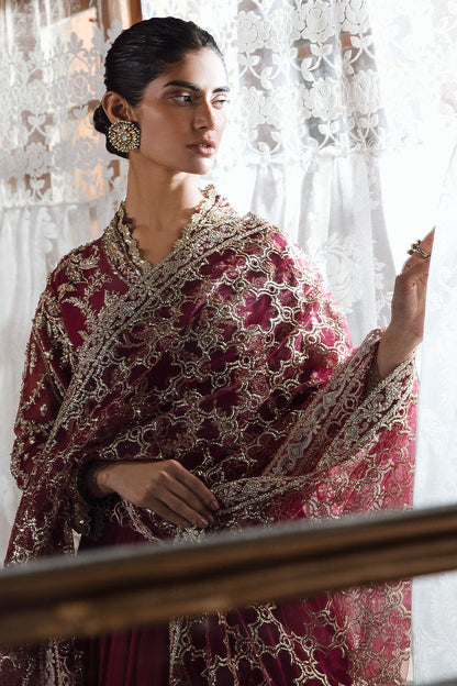 Mushq | Irha Kalidaar Chiffon Pret | NYRA - Wedding Dress - Maria Faisal