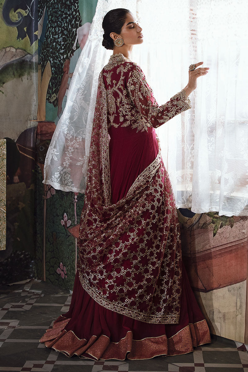 Mushq | Irha Kalidaar Chiffon Pret | NYRA - Wedding Dress - Maria Faisal