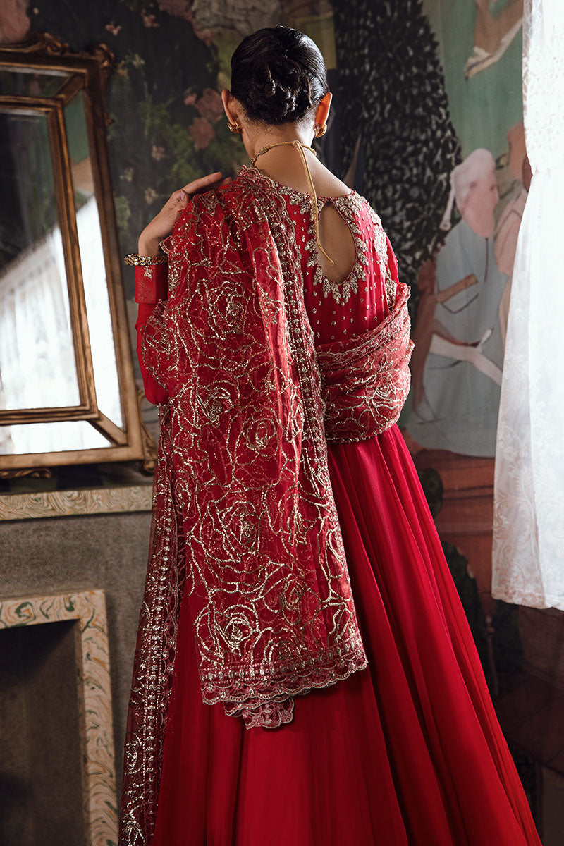 Mushq | Irha Kalidaar Chiffon Pret | RAYA - Wedding Dress - Maria Faisal