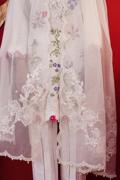 Sana Safinaz | Muzlin Spring 24 | M241-011A-CW - Ladies Clothes - Maria Faisal