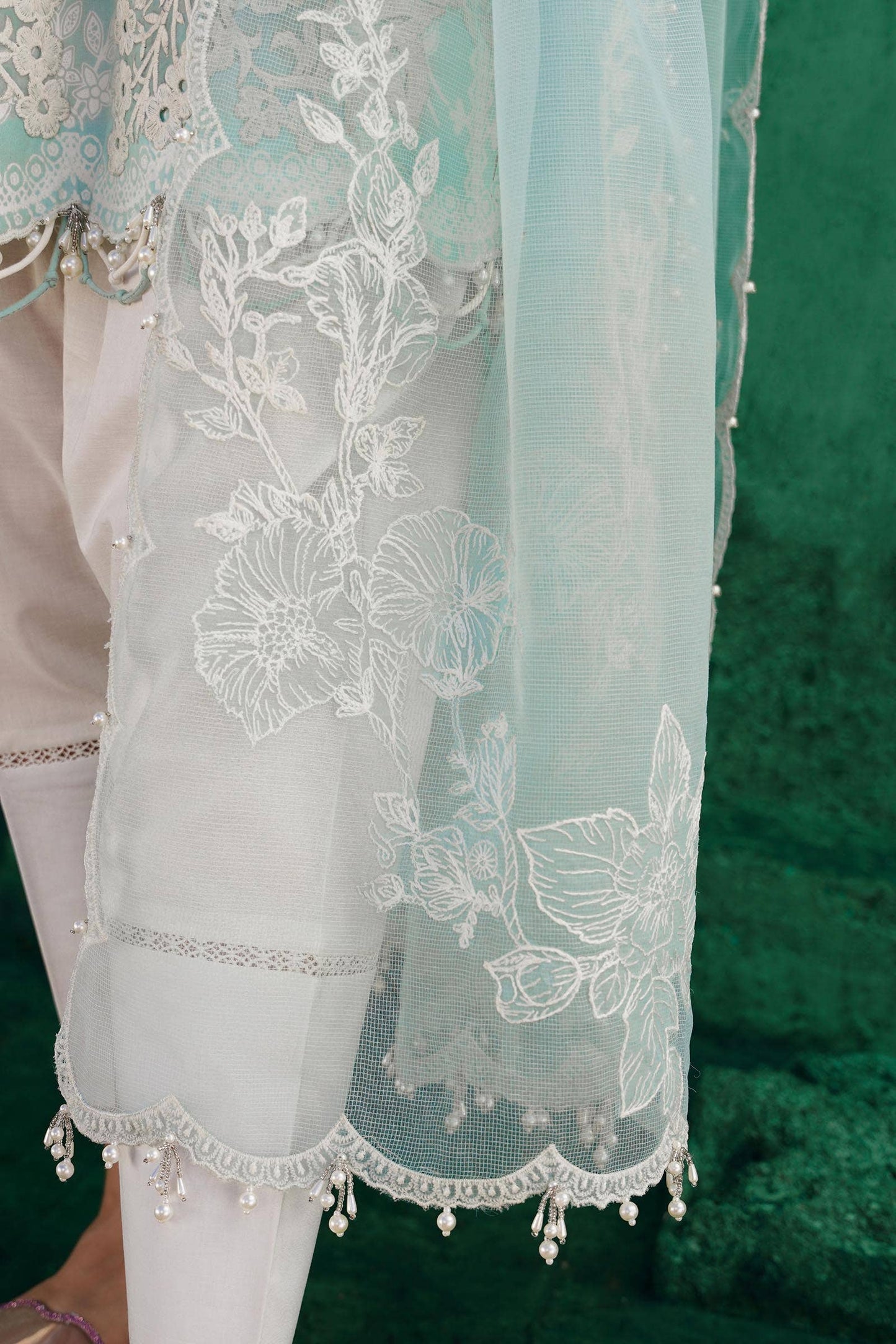 Sana Safinaz | Muzlin Spring 24 | M241-011B-CW - Wedding Dress - Maria Faisal