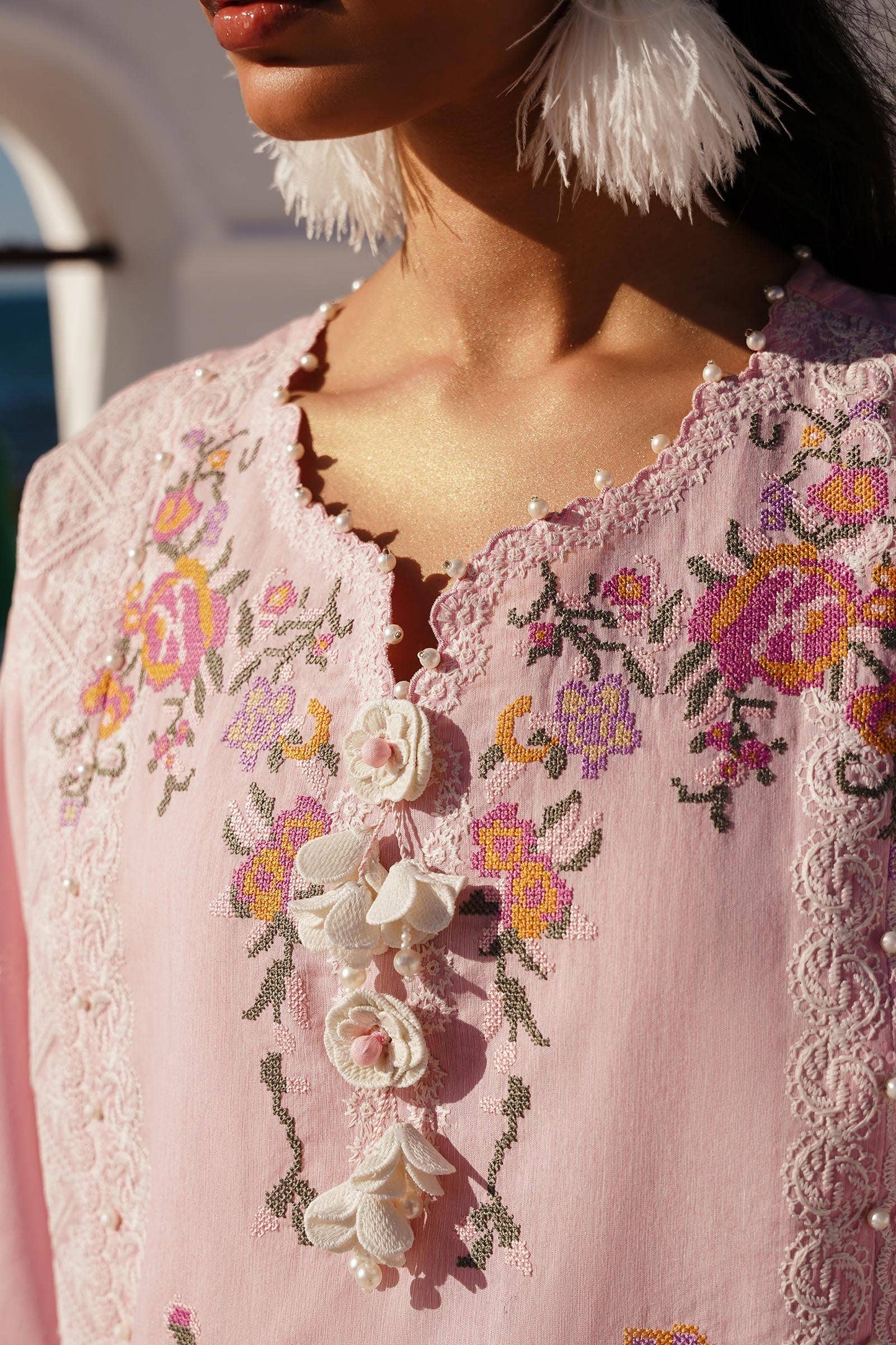 Sana Safinaz | Muzlin Spring 24 | M241-016A-CL - Ladies Clothes - Maria Faisal