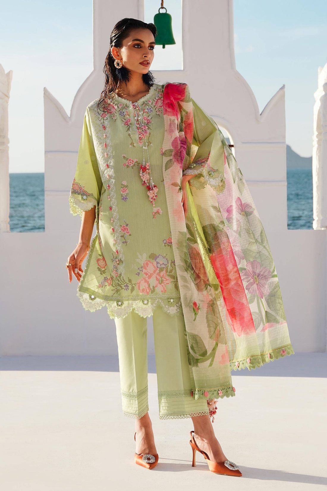 Sana Safinaz | Muzlin Spring 24 | M241-016B-CL - Ladies Clothes - Maria Faisal