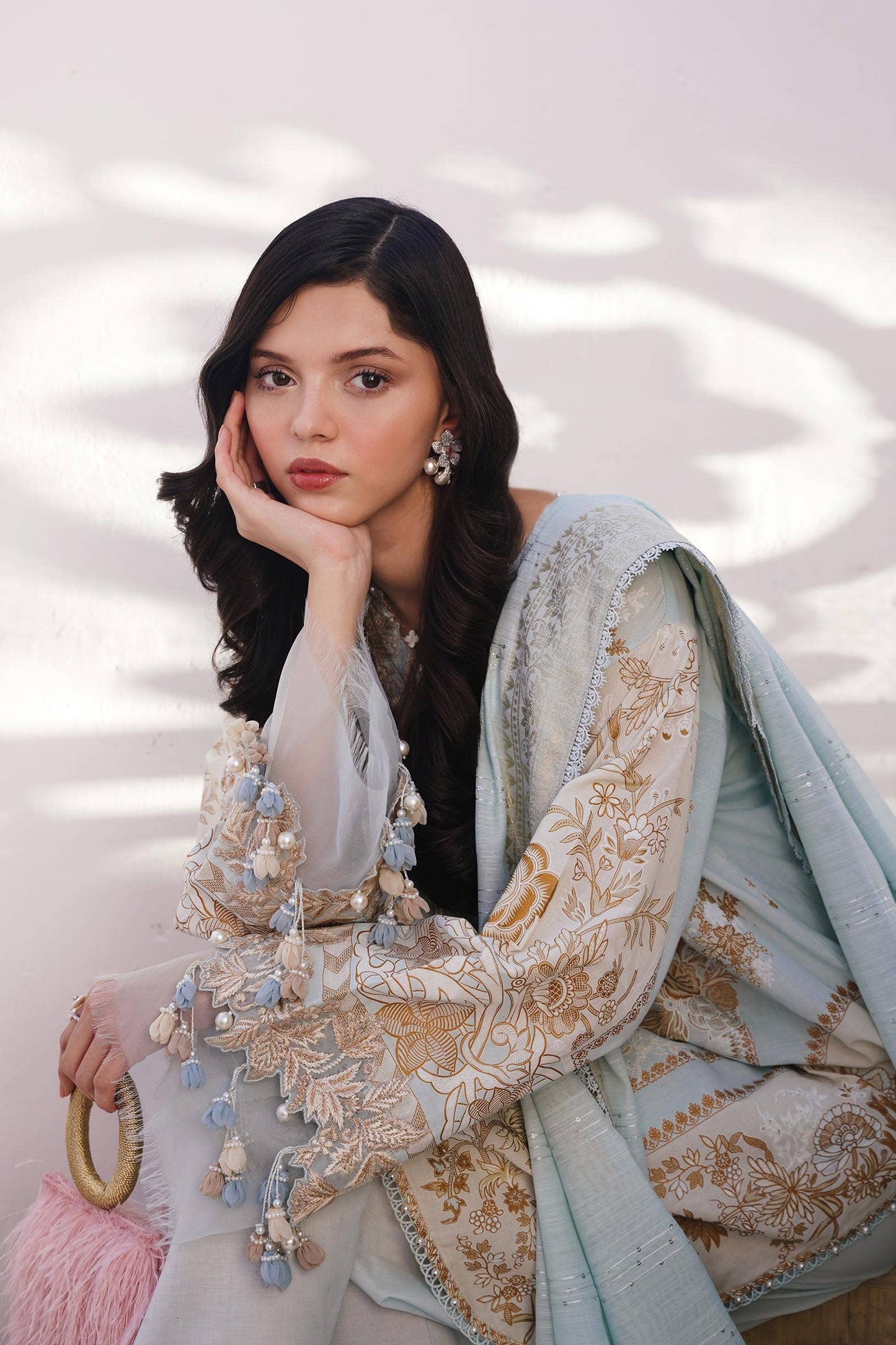 Sana Safinaz | Muzlin Spring 24 | M241-018B-CM - Ladies Clothes - Maria Faisal