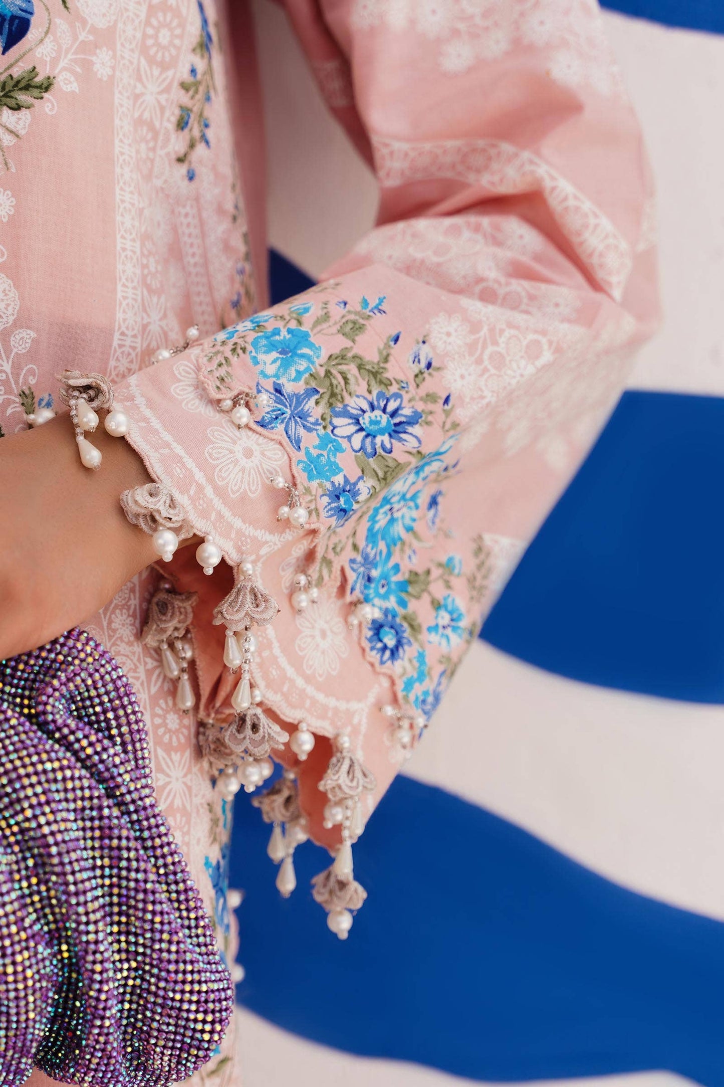 Sana Safinaz | Muzlin Spring 24 | M241-020B-CW - Ladies Clothes - Maria Faisal