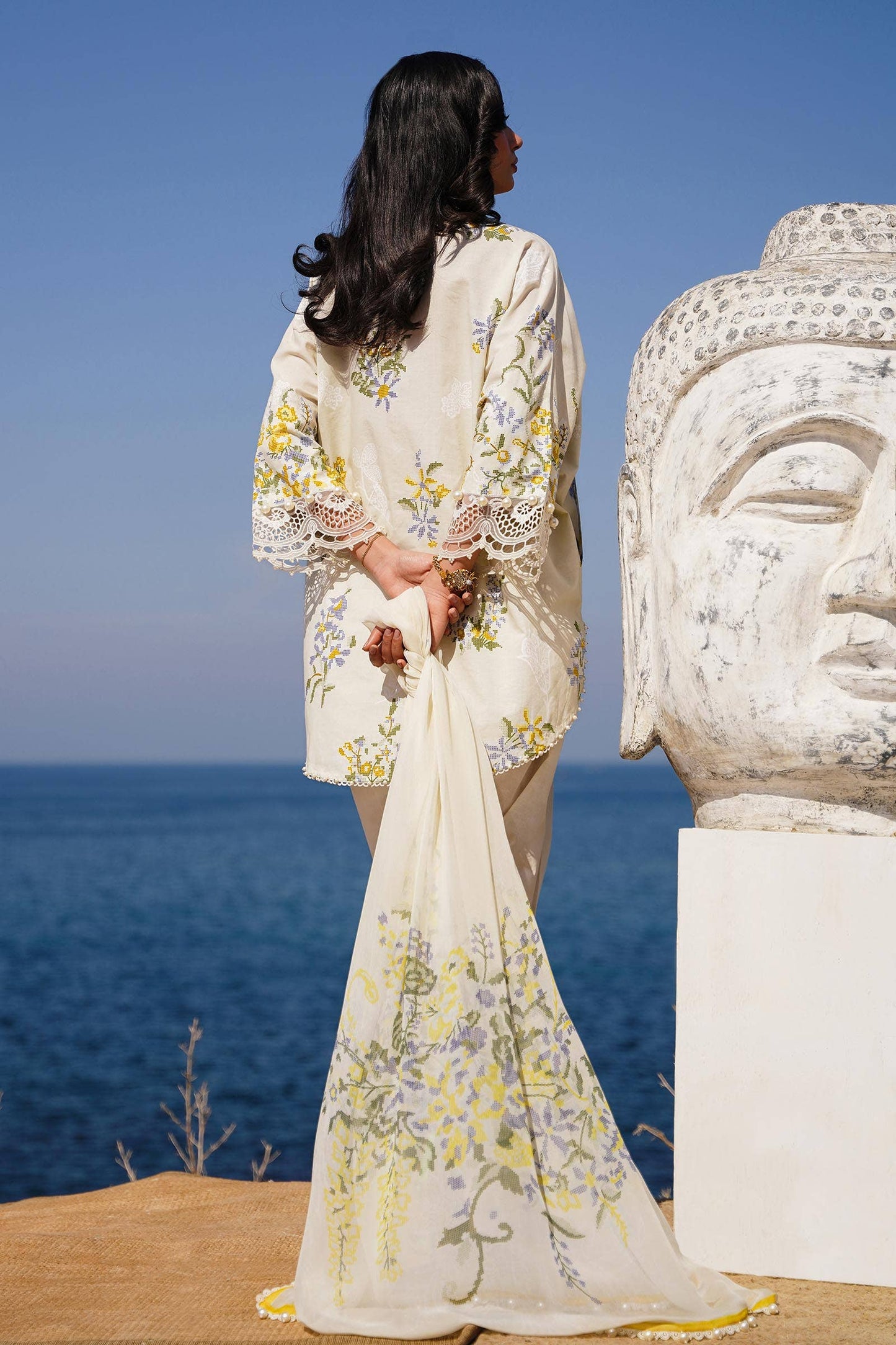 Sana Safinaz | Muzlin Spring 24 | M241-006A-CJ - Ladies Clothes - Maria Faisal