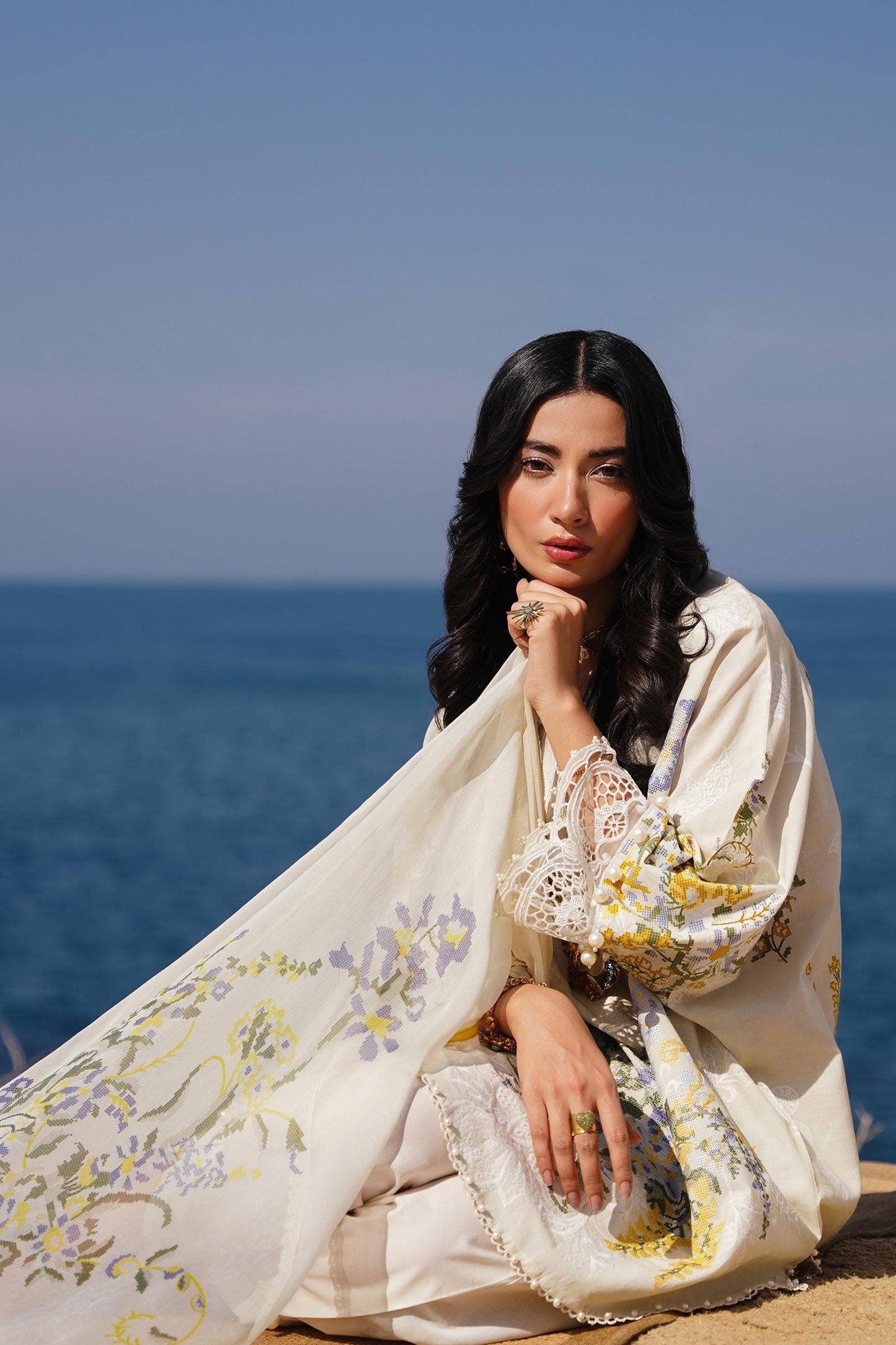 Sana Safinaz | Muzlin Spring 24 | M241-006A-CJ - Ladies Clothes - Maria Faisal