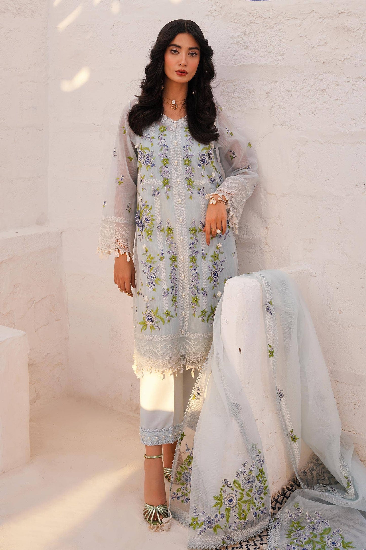 Sana Safinaz | Muzlin Spring 24 | M241-001B-CX - Ladies Clothes - Maria Faisal