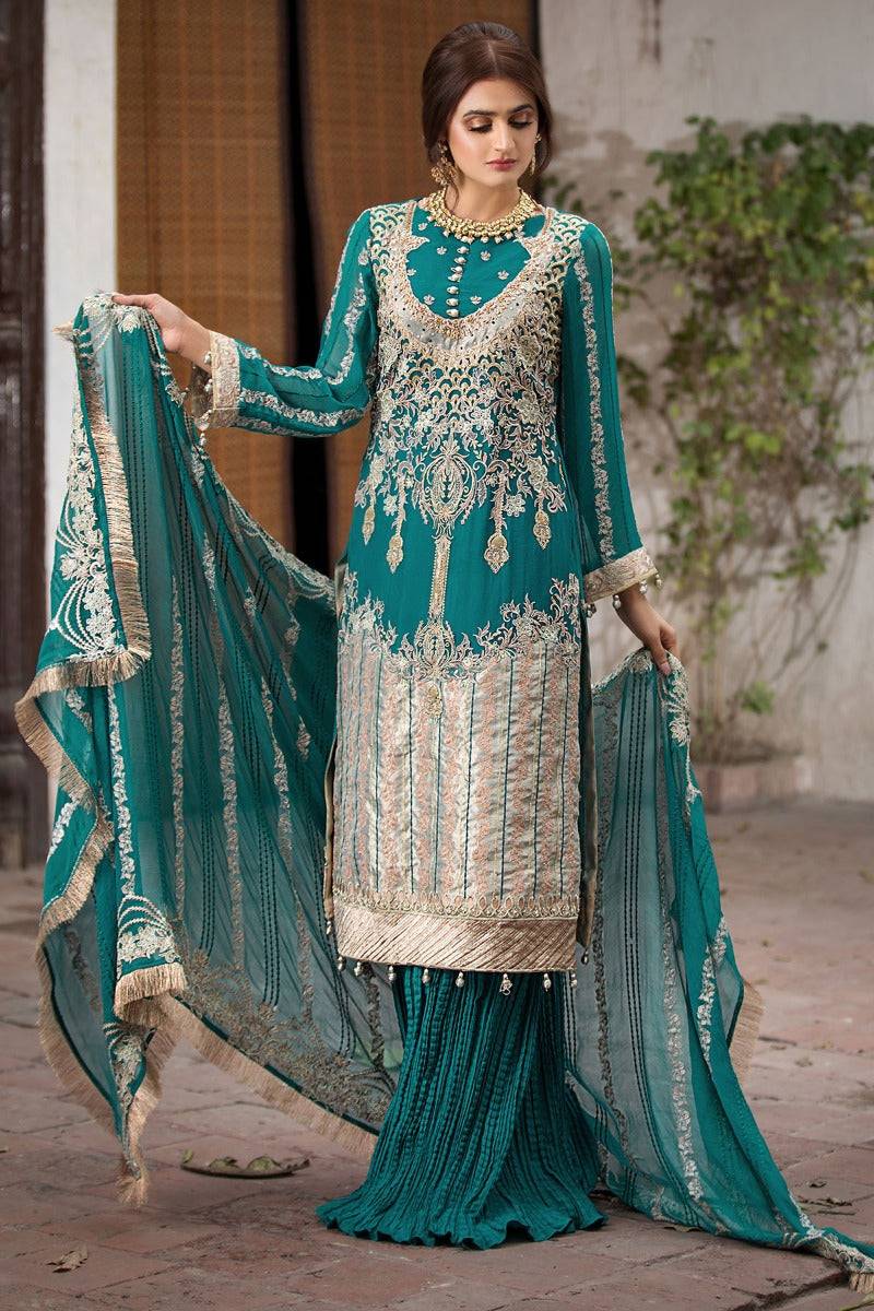 Motifz | Luxury Formal | 2355-BERYL by Maria Faisal - Registered Vendor of : Motifz - type : Ladies Clothes - 100% original wedding dresses
