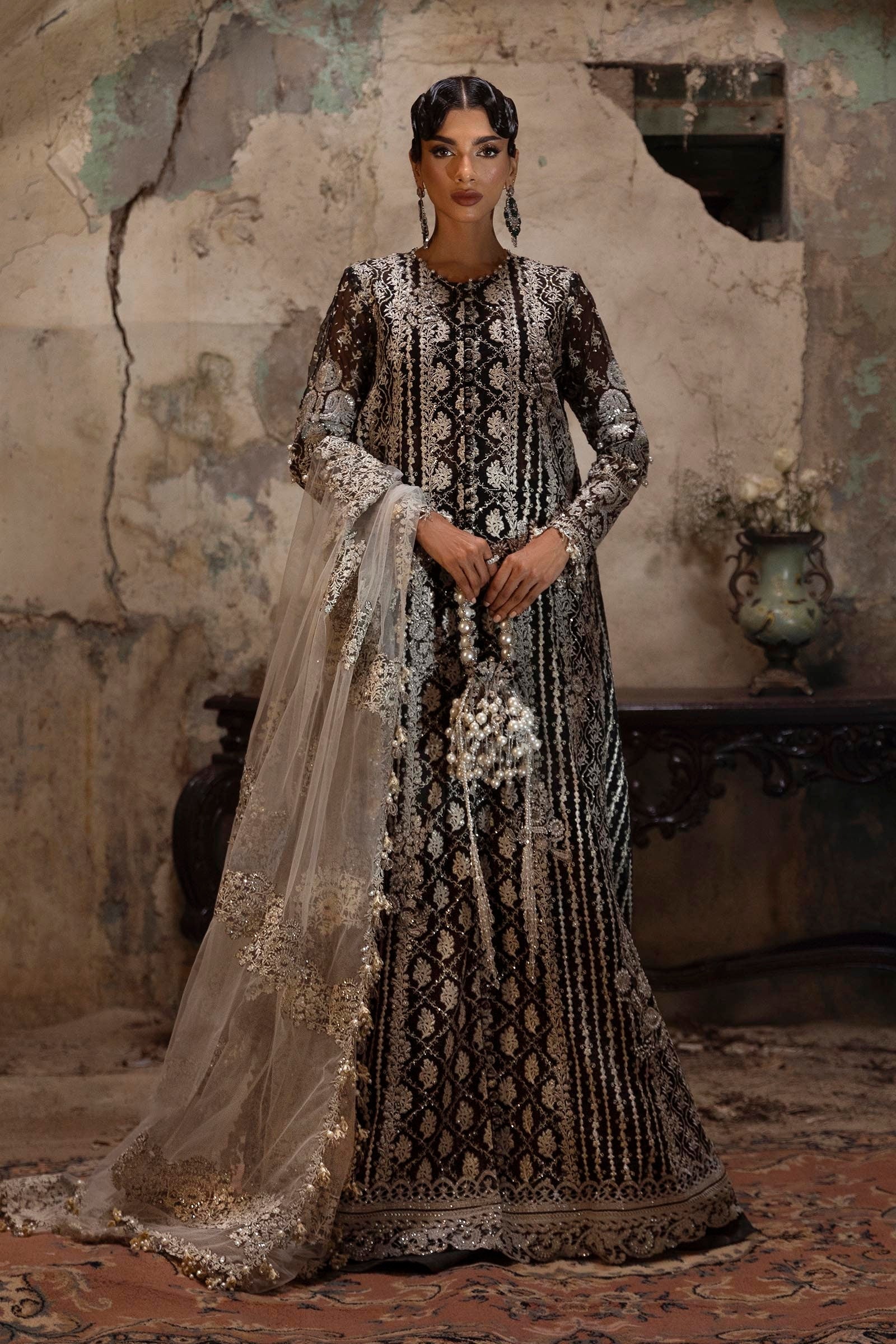 Sana Safinaz | Nura Festive | N251-003-3CX - Dress - available at Maria Faisal in UK and USA.