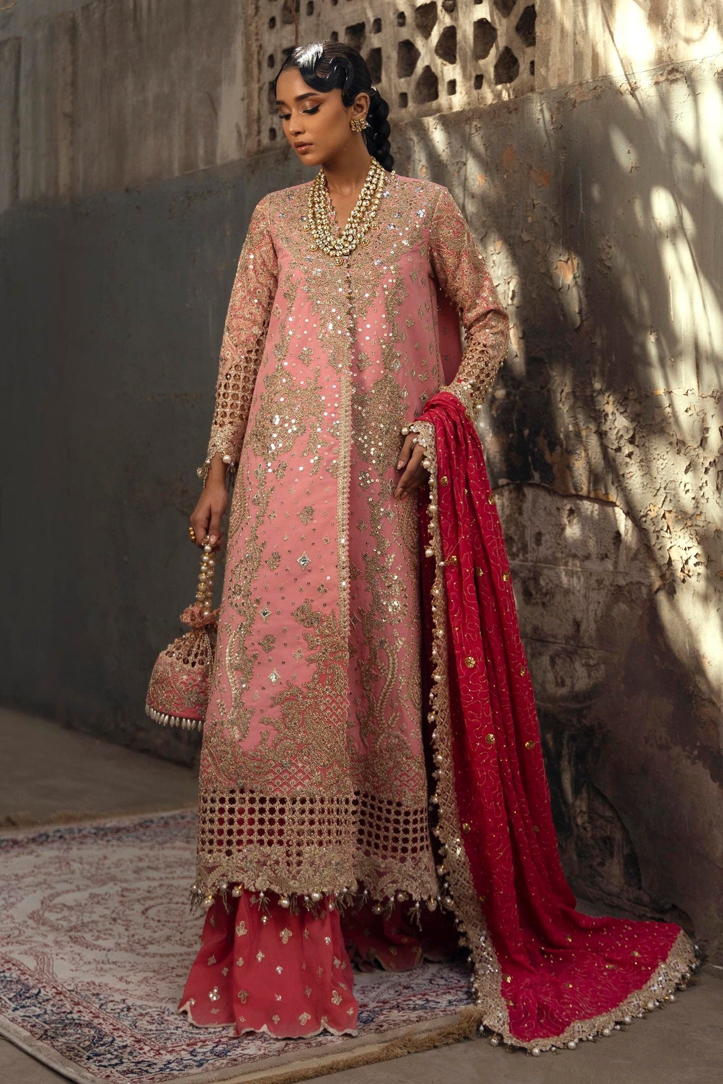 Sana Safinaz | Nura Festive | N251-006-3CL - Dress - available at Maria Faisal in UK and USA.