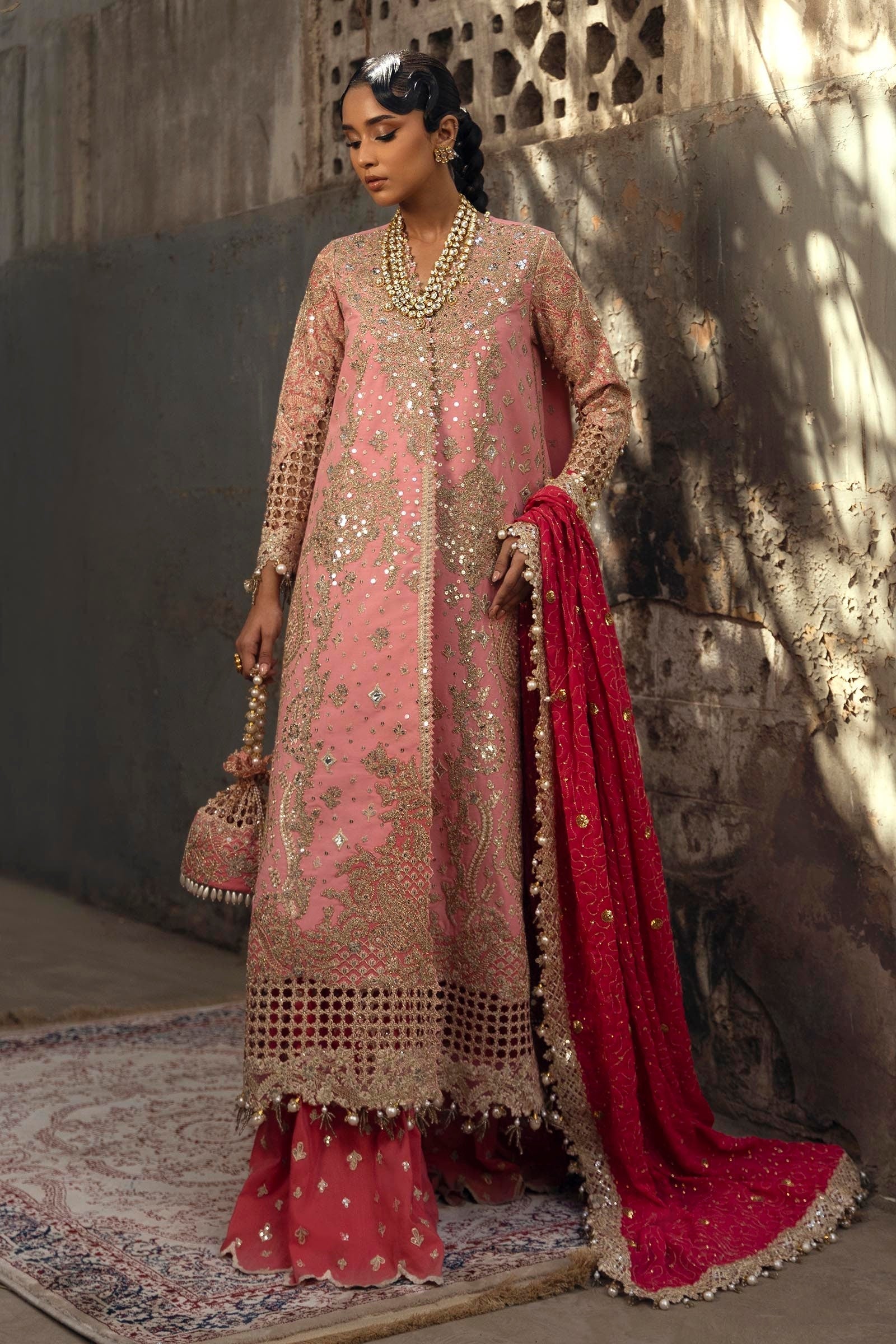 Sana Safinaz | Nura Festive | N251-006-3CL - Dress - available at Maria Faisal in UK and USA.