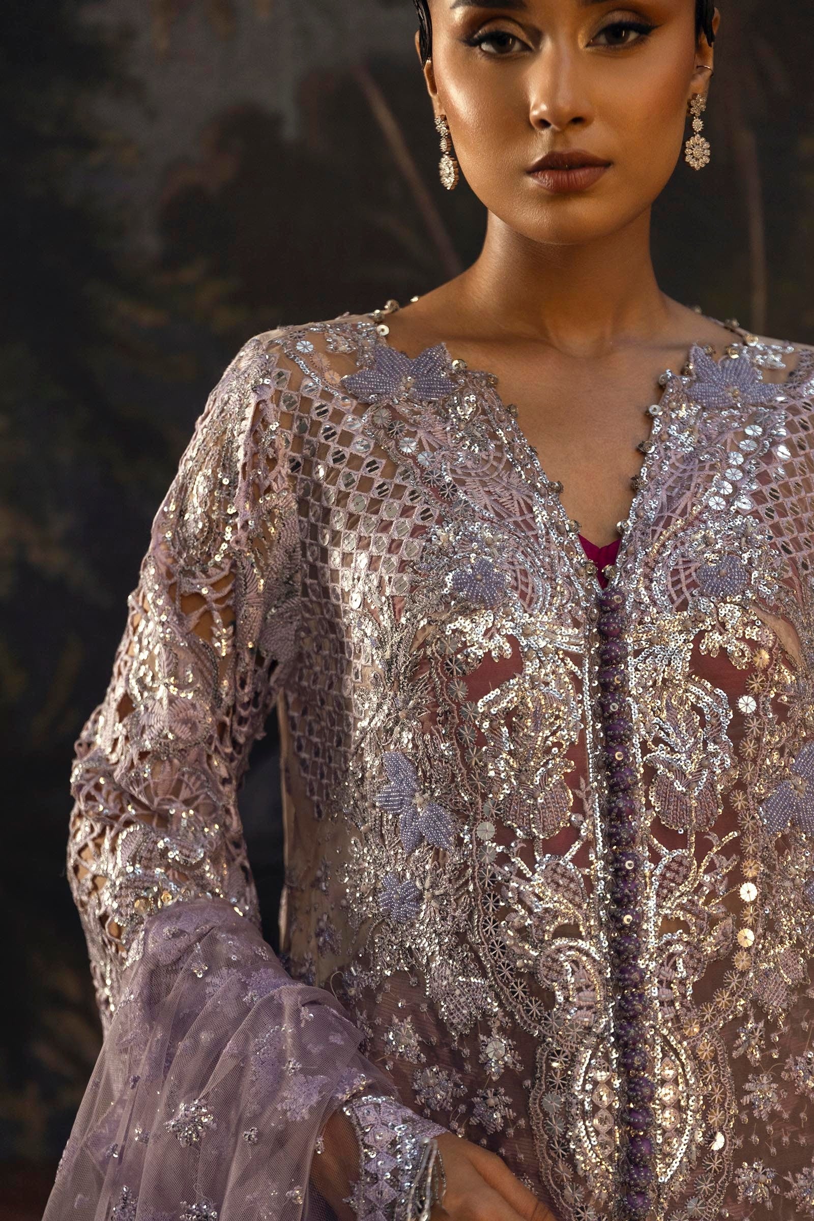 Sana Safinaz | Nura Festive 25 | N251-007-3DJ - Ladies Clothes - Maria Faisal