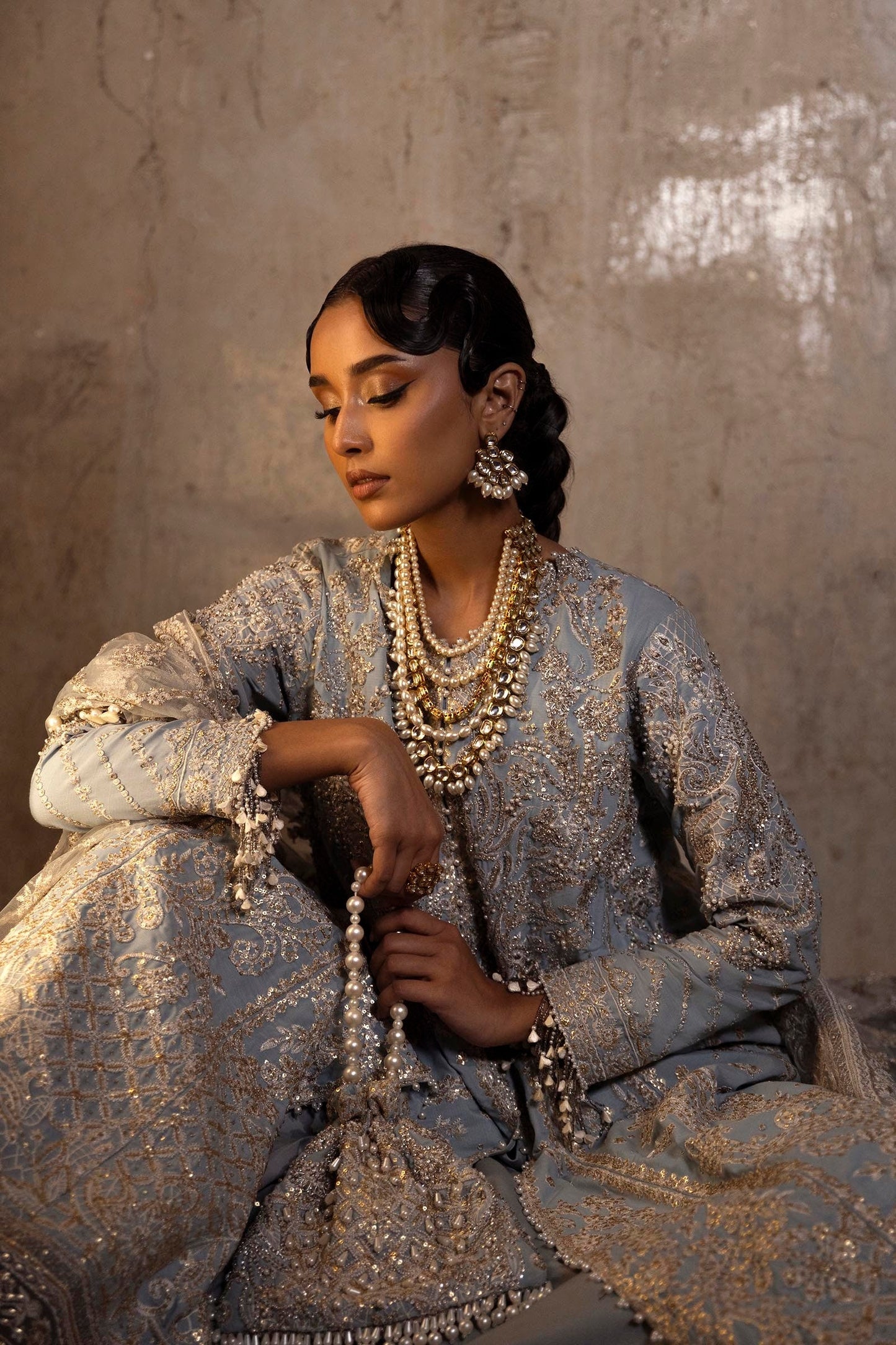 Sana Safinaz | Nura Festive 25 | N251-008-3CT - Ladies Clothes - Maria Faisal