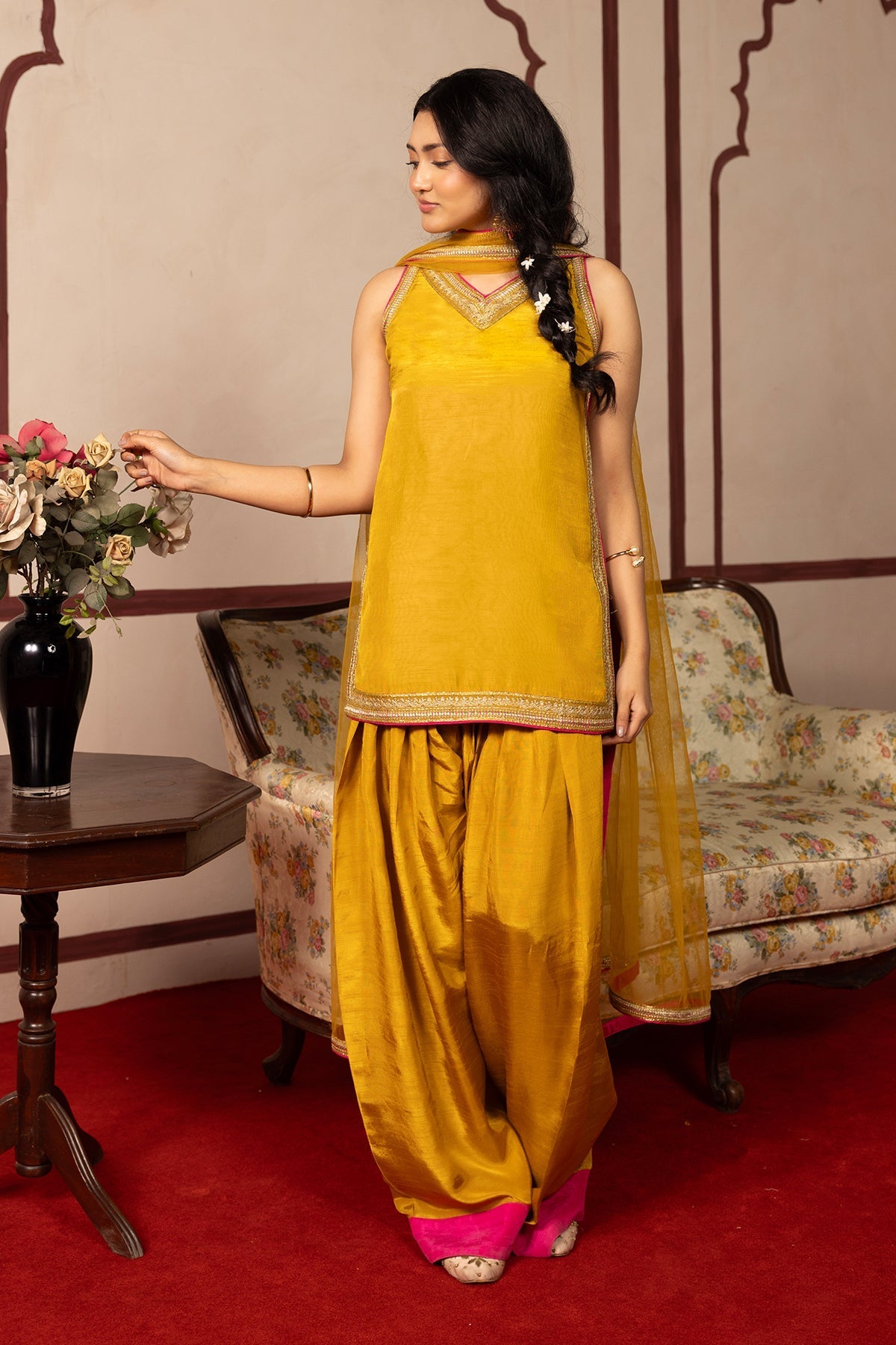 Erum Khan | Intezar e Eid | Naqsh - Luxury Dress - available at Maria Faisal in UK and USA.