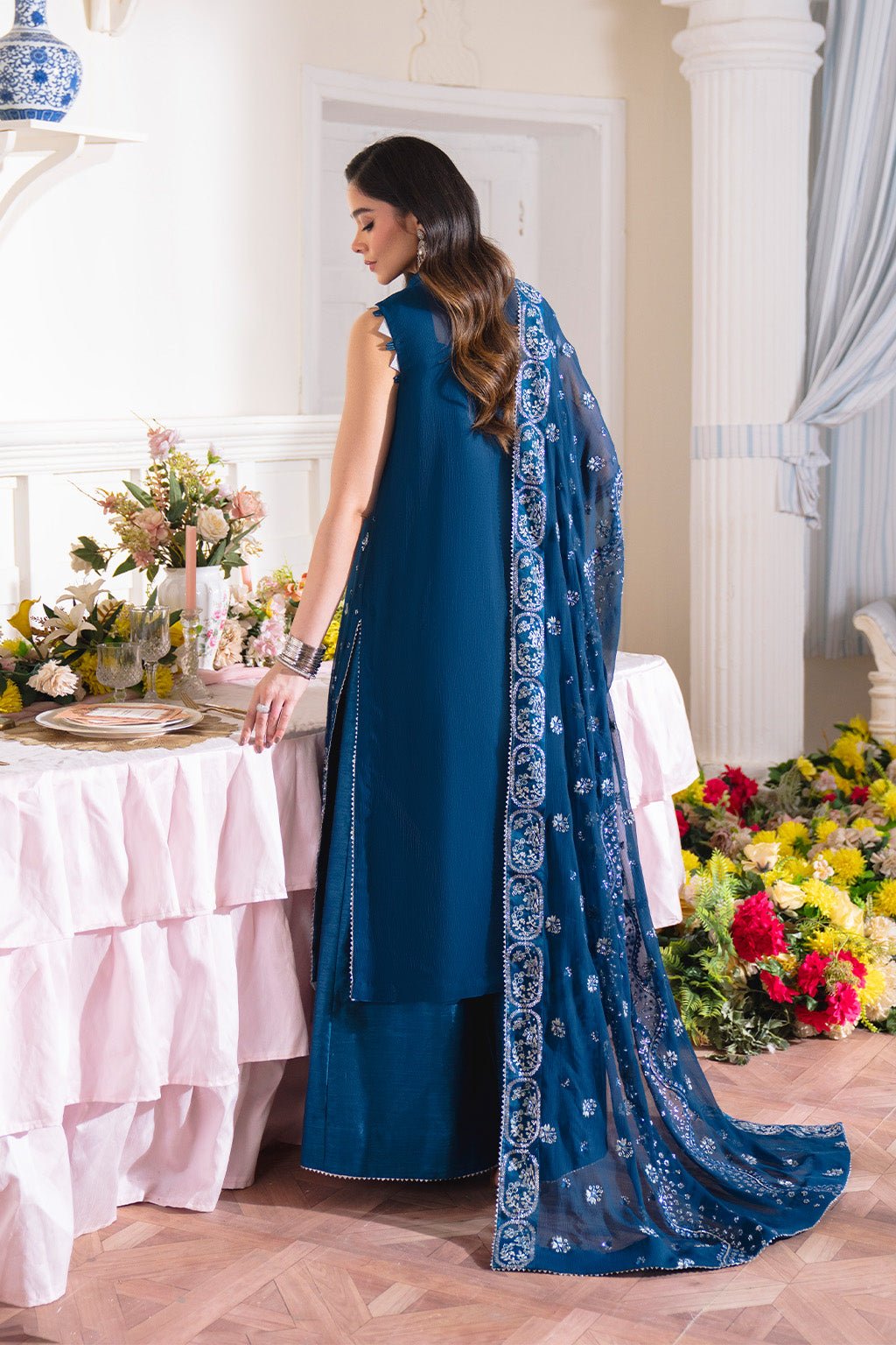 Neeshay | Dastaan Formals 25 | Aabirah - is Navy dress from Neeshay - Ladies Clothes - Maria Faisal